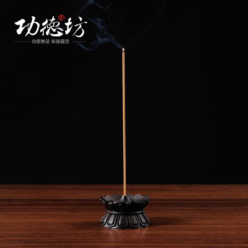 Ebony violet quality Lotus small ebony wood aroma of incense and incense furnace road