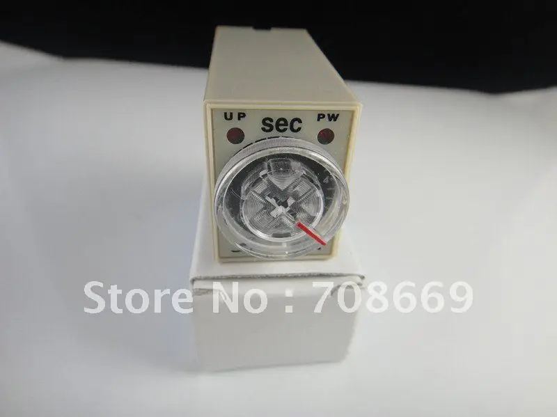 AC 110V Delay Timer Time Relay 0~60 Second H3Y-4 & Base