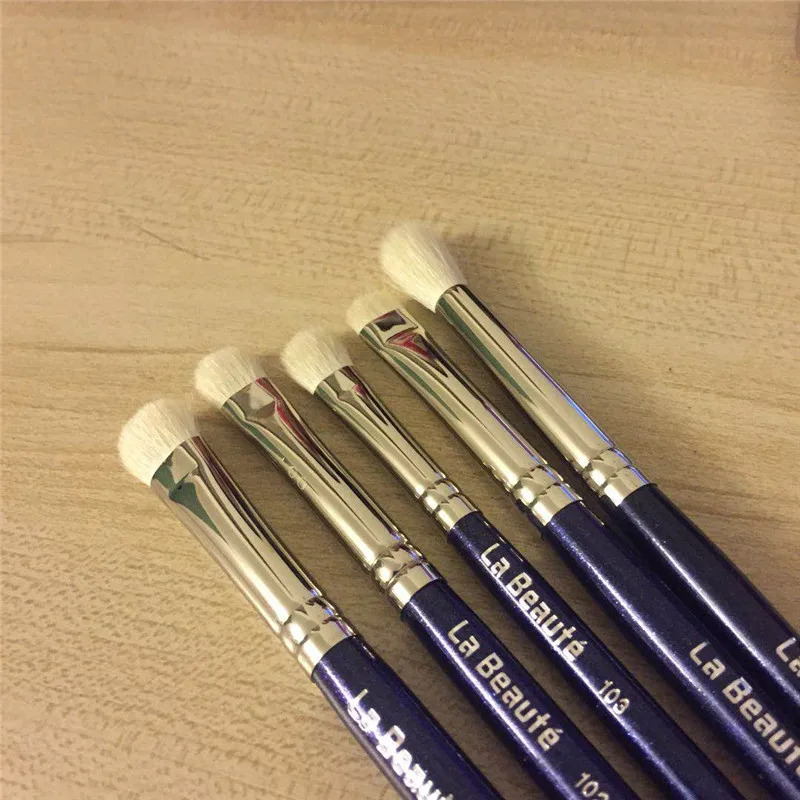 La Beaute ultra-soft Goat Hair Eyeshadow Brushes - Perfect for blending shading Crease - Beauty Makeup Brushes Blender