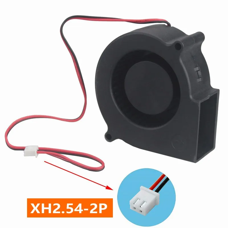 Gdstime 1 pcs 7530 Two Ball Bearing Blower Fan 24V Centrifugal Brushless DC Cooling Fan 75mm x 40mm x 30mm 24 Volt 7.5cm