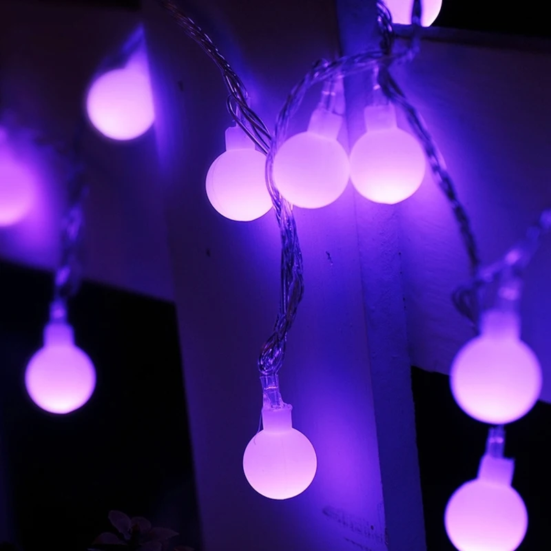 

10m 80LED Waterproof Holiday Lights Outdoor Pendant New Year/Christmas String Lights Wedding Curtain Decorations Fairy Lighting