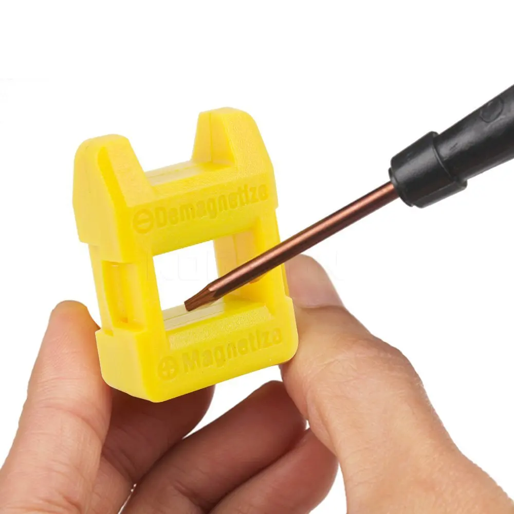 2 In 1 Mini Magnetizer Demagnetizer Magnetic Pick Up Alat untuk Obeng Tips Sekrup Bit