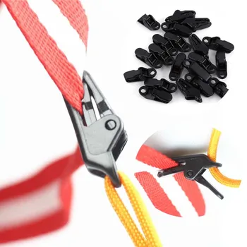 10PCS אוהל נקודת משיכה קליפ קמפינג סוכך חופה מהדק אוהל קליפים מצליפה אליגטור קלאמפ עבור פעילויות חוצות אוהל אבזר