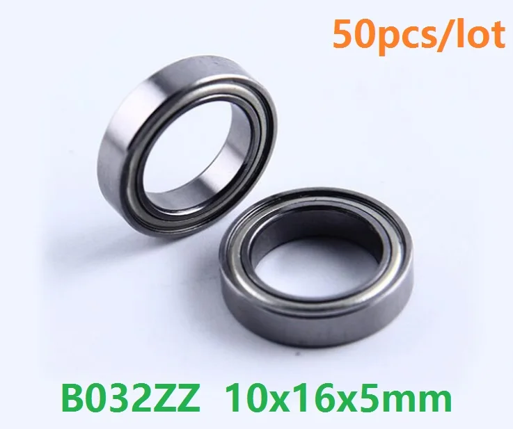 50pcs/lot B032ZZ B032 ZZ 10x16x5mm Deep Groove Ball Bearing 10*16*5mm