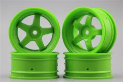 4pcs 1/10 Touring&Drift  Wheel Rim W5S4NDG(Material Dark Green) 3mm offset  fits for 1:10 Touring&Drift Car 1/10 Rim 10430