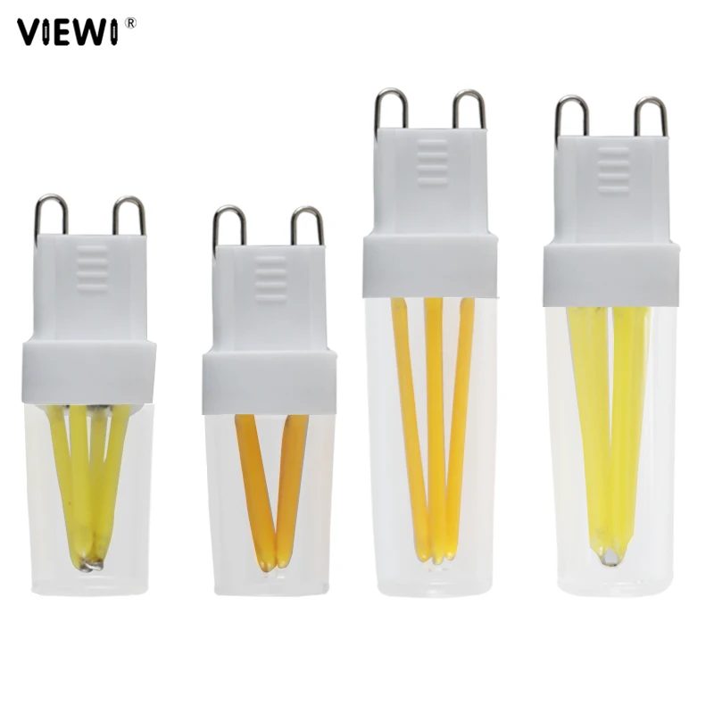 

Lampada G9 Led Filament Bulb 110v 220v Dimmer COB Super Candle Spotlight 2W 3W Dimming Mini Glass Shell Lamp For Home Lighting