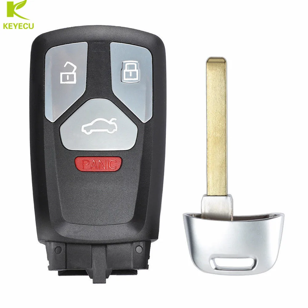 KEYECU Replacement Smart Remote Key Fob 434MHz for Audi A3 TT R8 2016 2017 2018 2019 4M0 959 754 AA