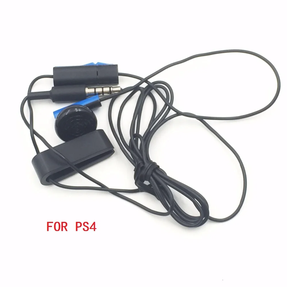 FZQWEG 10 PCS Replacement Earphone For Sony PS4 PlayStation 4 Controller Game Headset W/ Earpiece Clip