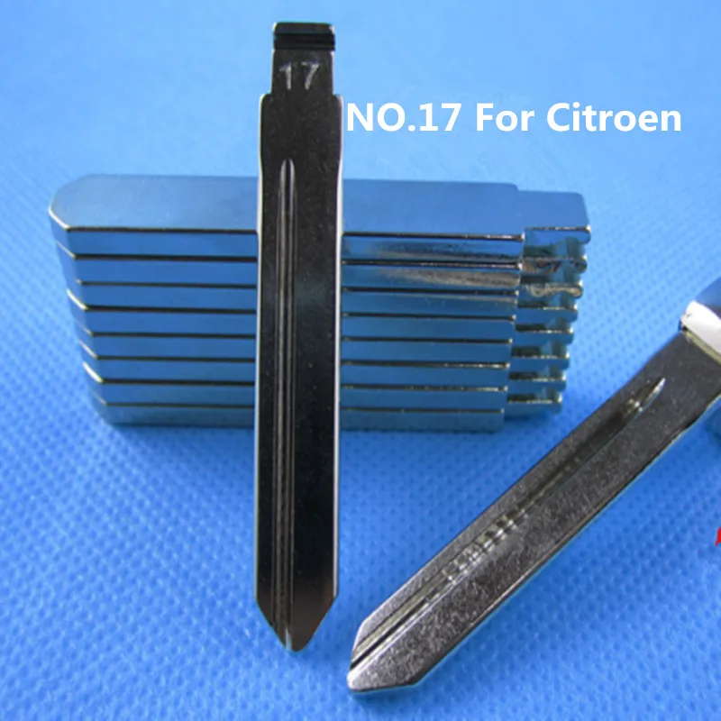 

20pcs NO.17 Key blade For Citroen Elysee Picasso Flip folding Remote key blade Replacement 17#