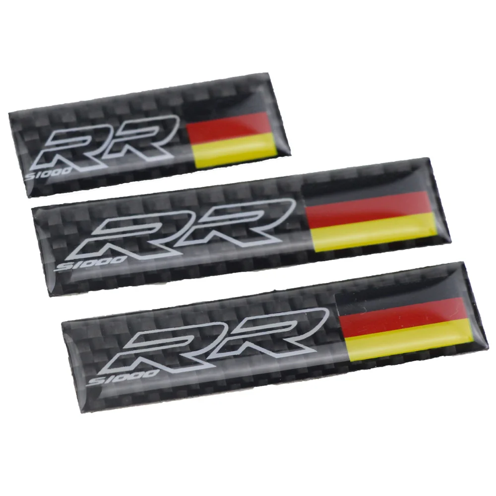 KODASKIN  Carbon Sticker Emblem Decal for BMW S1000RR T one set/3pieces