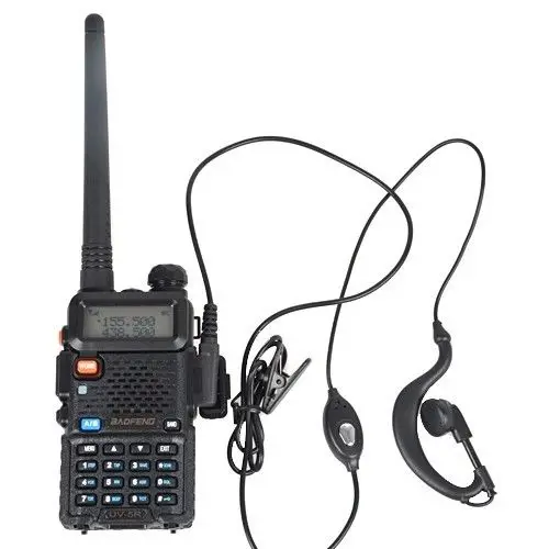 2 개 Baofeng UV-5R 듀얼 밴드 UHF/VHF 라디오 RF 5W 출력 새로운 버전 + 미국 재고