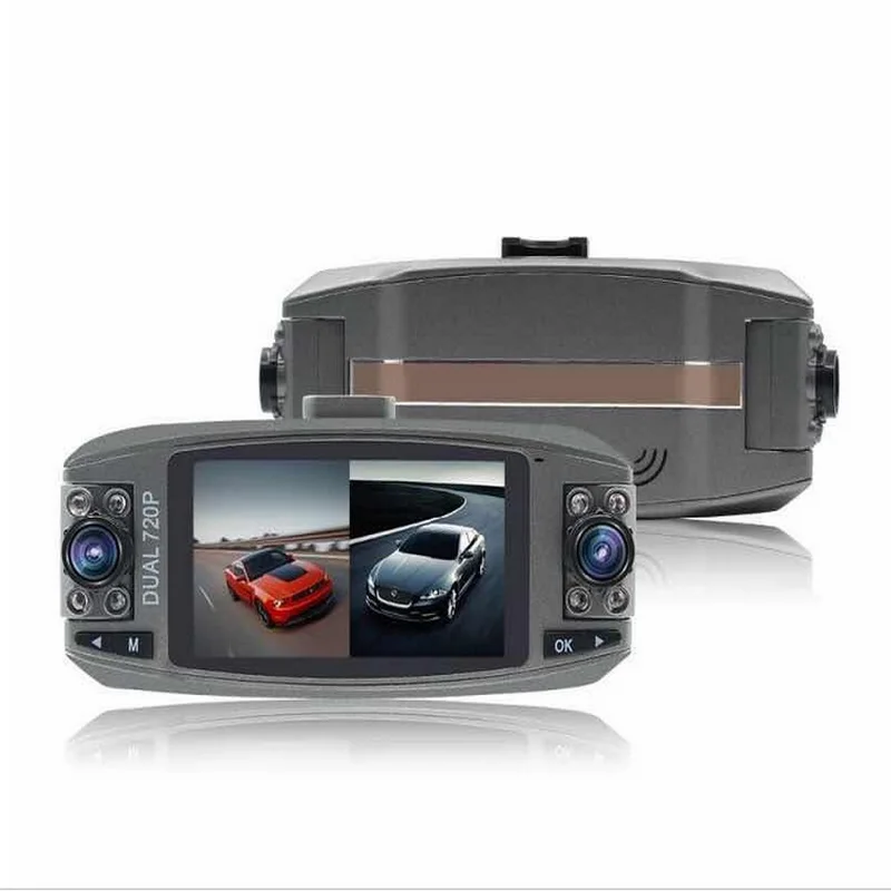 720P Dual Camera Lens Dash Cam with 2.7