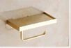 fashion Toilet Paper Holder,Roll Holder,Tissue Holder,Solid Brass gold Finished-Bathroom Accessories Products