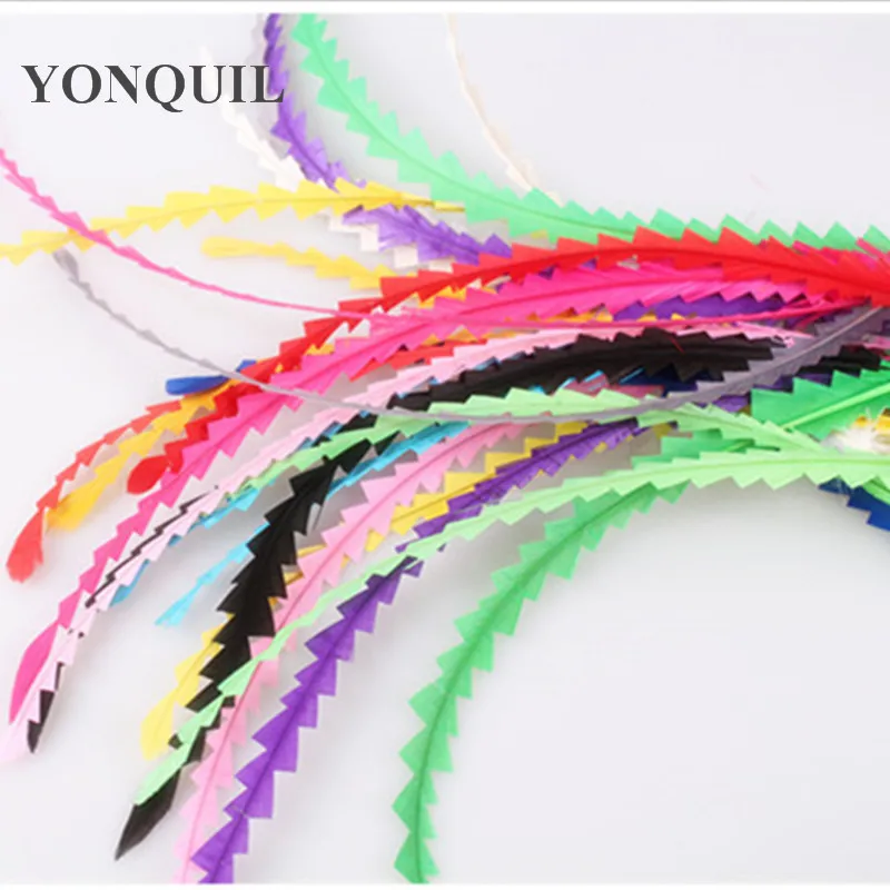 

10 Colors 25-30CM Loose Coque Rooster Tail Feather Long Shaped Feathers For DIY Fascinator Hair Accessories Cocktail Hats OF1552