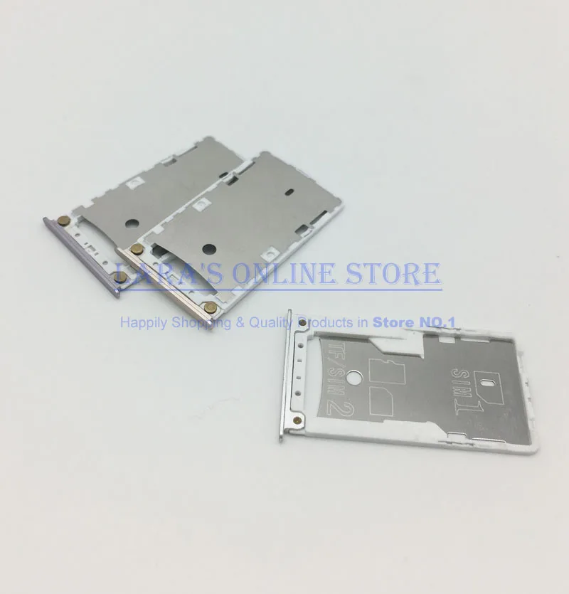 Asli untuk Xiaomi Redmi 4 Pro Tempat Kartu SIM Adaptor Slot Tempat Kartu SD Mikro untuk Xiaomi Redmi 4 Bagian Perbaikan Pengganti