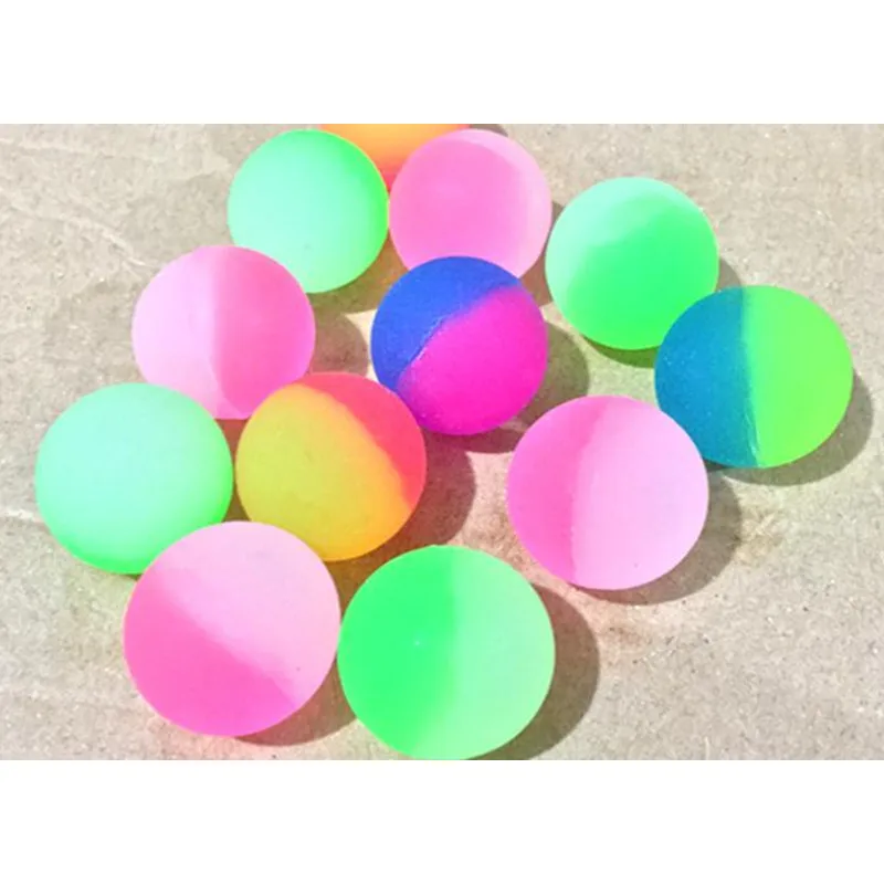 25MM bouncing Frosted Color ball Bouncy Ball child rubber ball of bouncy toy 20pcs/30pcs/50pcs/80pcs/100pcs