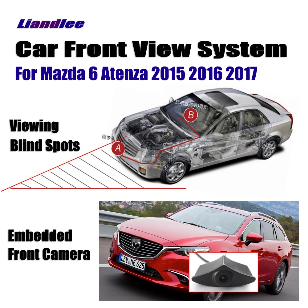 

Car Front LOGO Grill Camera For Mazda 6 Atenza 2015 2016 2017 Not Reverse Rearview Parking CAM Wide Angle