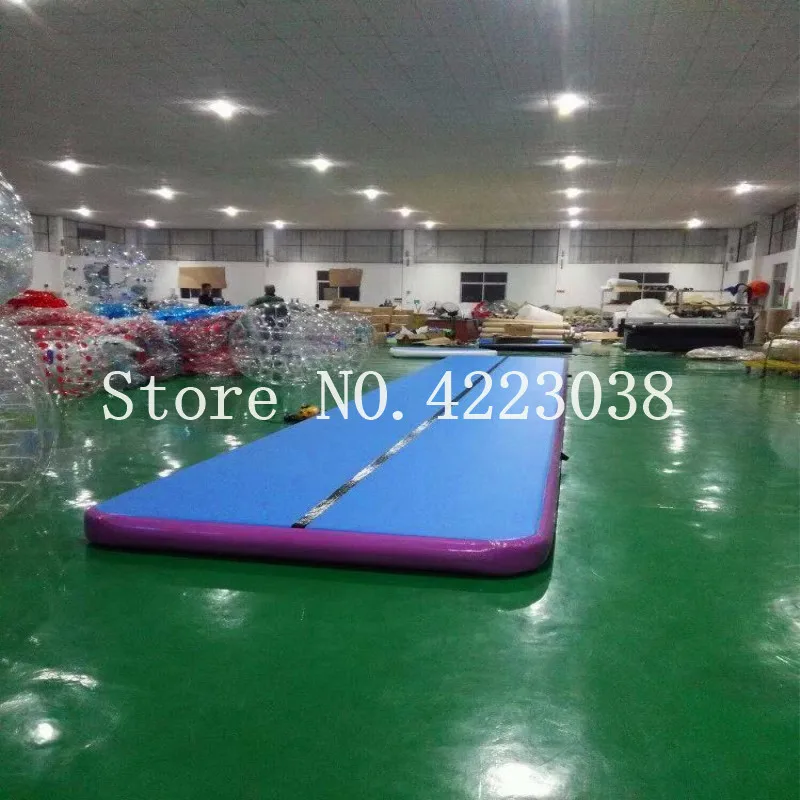 Delivery To Door 8*2*0.2m Inflatable Tumble Track Trampoline Air Track Gymnastics Inflatable Air Mat Come With a Pump