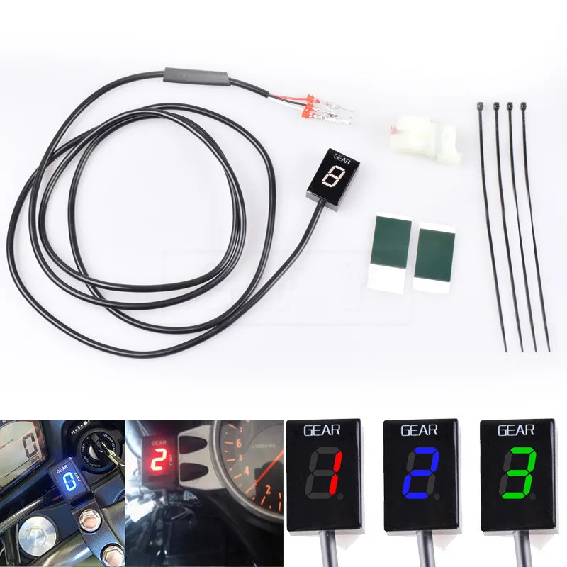 

For Honda VFR800 Interceptor 2006-2013 VFR 800 2006-2015 LED Electronics 1-6 Level Gear Indicator Moto Speed Digital Meter
