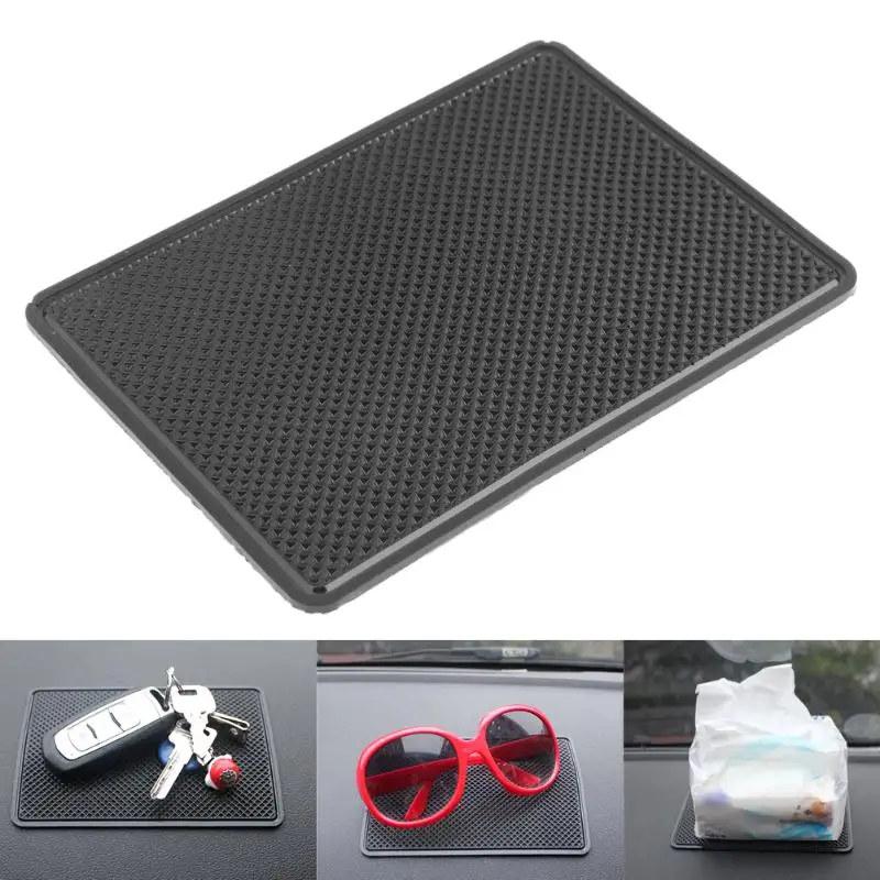 VODOOL 19x12cm Silicone Car Anti Slip Mat Dashboard Phone MP3 GPS Sunglasses Keys Holder Mount Bracket Non-Slip Pad Car Gadget