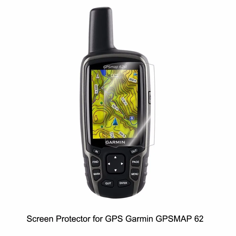 3* Clear LCD Screen Protector Film for Handheld GPS Garmin GPSmap 62 64 62st 64st 63 64X 64SX 64CSX 65SR Astro 320 430 Alpha50