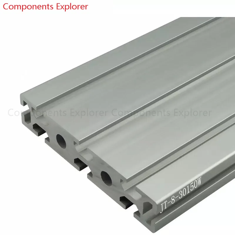 

Arbitrary Cutting 1000mm 30150W Aluminum Extrusion Profile,Silvery Color.