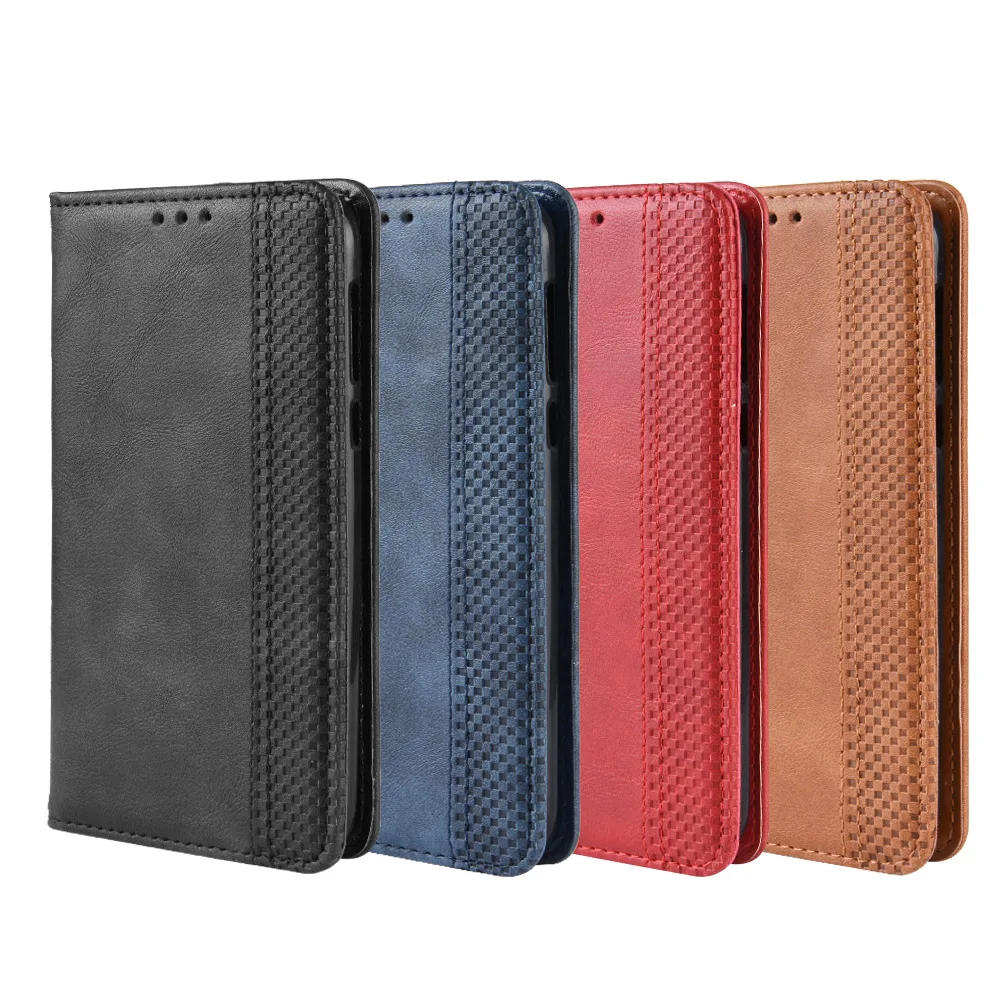 Para Motorola Moto G7 jugar caso Moto G7 cuero Premium cartera Funda de cuero para Motorola Moto G7 G 7 Plus Play