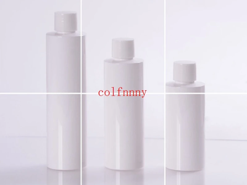 Fast Shipping 120ml 160ml 200ml white/Aluminum cap bottle, bath foam liquid shampoo emulsion bottle