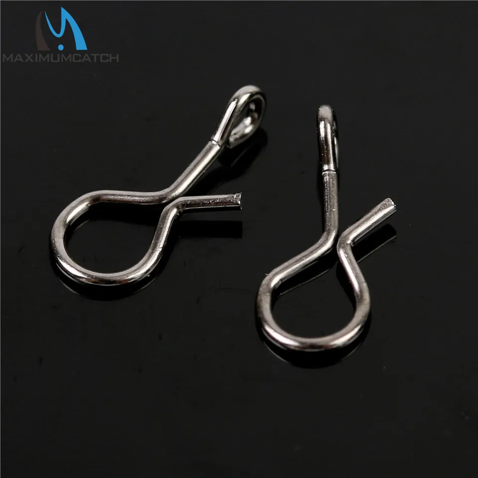 Maximumcatch 50pc Snap Hook Small/Medium/Large Size Fishing Swivels Hooked Snap Fishing Snap