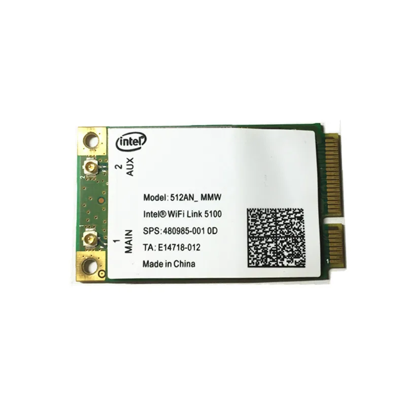 

New For WiFi Link 5100 512AN_MMW Mini PCI-E 802.11a/g/n 300Mbps 2.4G/5.0G WiFi Wireless Card