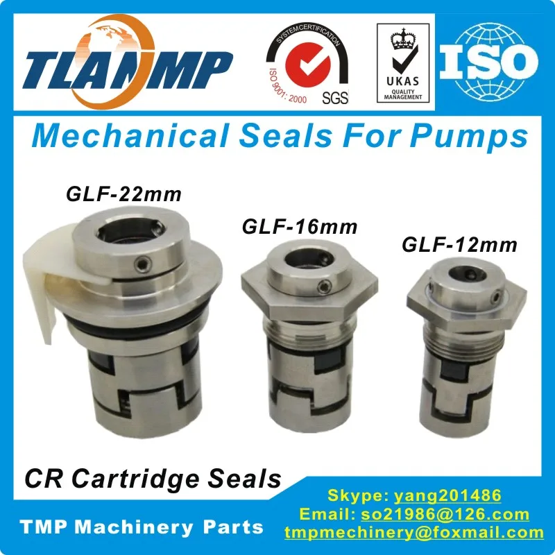 GLF-22 JMK-22 Mechanische Afdichtingen Voor Cr32/Cr45/Cr64/Cr90 Meertraps Pompen | As 22Mm Patroonafdichtingen (Hqqv/Hqqe/Huuv/Cr/Cri/Crn22)