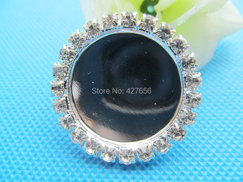 

New 50pcs/Lot White Rhinestone Flatback Copper Pendant Charm Finding,Base Setting Tray Bezel,fit 25mm Cabochon Picture Cameo