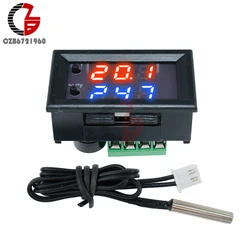 C/F W1209WK DC 12V Digital Thermostat Temperature Controller Thermometer Home Incubator Heating Cooling Control Weather Station