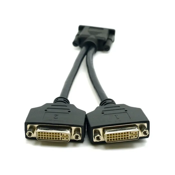 

Cablecc DMS-59 Male to Dual DVI 24+5 Female Female Splitter Extension Cable for Graphics Cards & Monitor