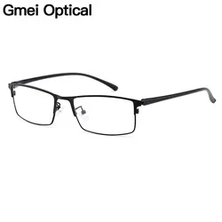 Gmei Optische Männer Titan Legierung Brillen Rahmen für Männer Brillen Flexible Tempel Beine IP Galvanik Legierung Material Y2529