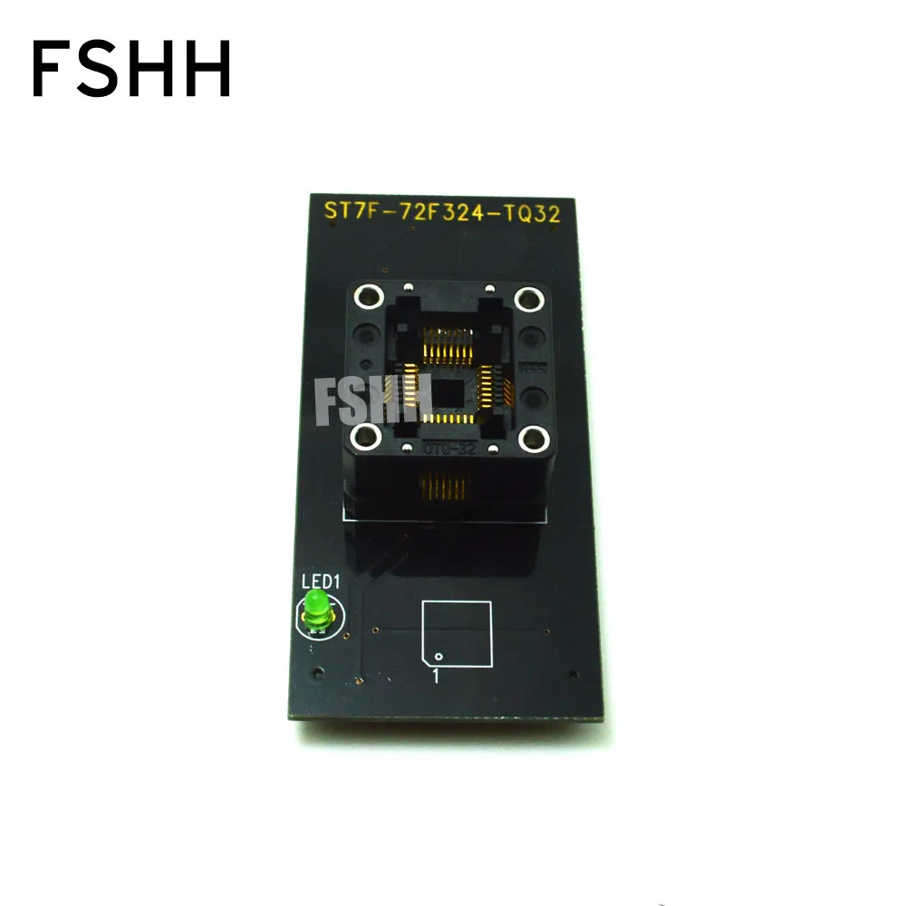 ST7F-72F324-TQ32 Programmer Adapter TQFP32 QFP32 socket for LP Programmer