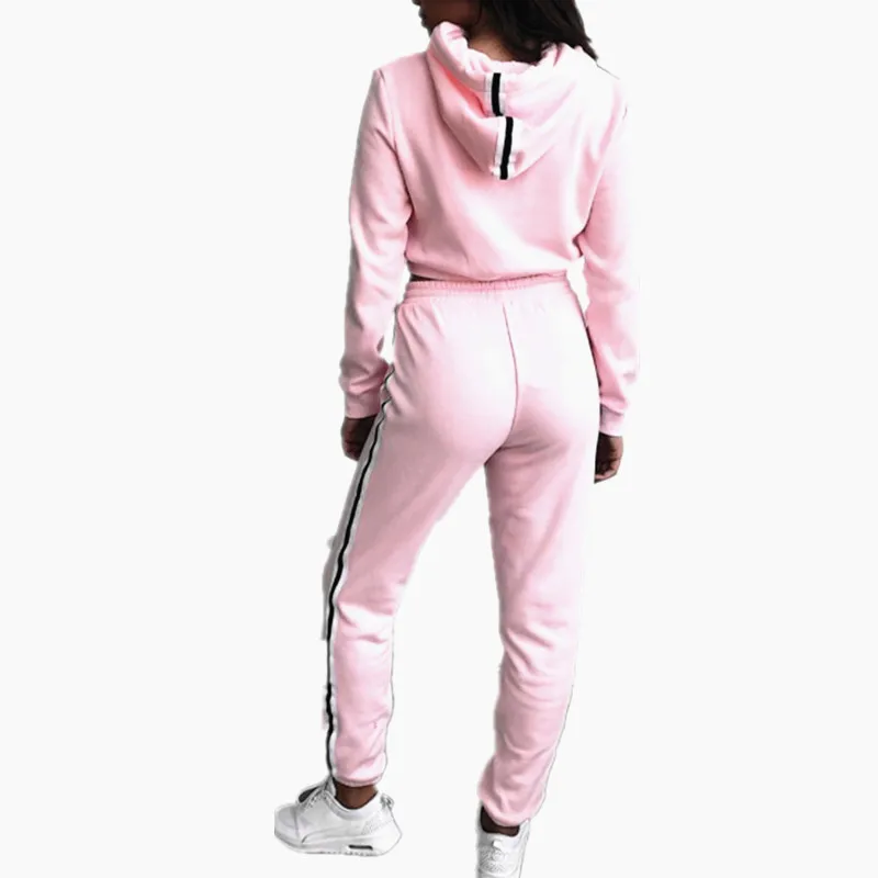 2019 Spring Autumn Women Long Sleeve Sporting Suit Hoodies Sweatshirt+Pant 2 Piece Set Sweatsuit Women Tracksuit Set