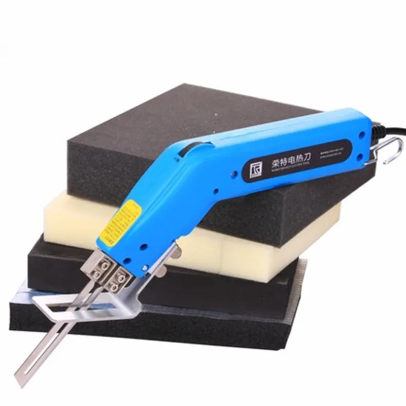 220V Electric Hot Knife Foam Cutter Heat Wire Blade Styrofoam Rope Fabric Sponge Cutting +50mm/100mm Straight knife Cutting Tool