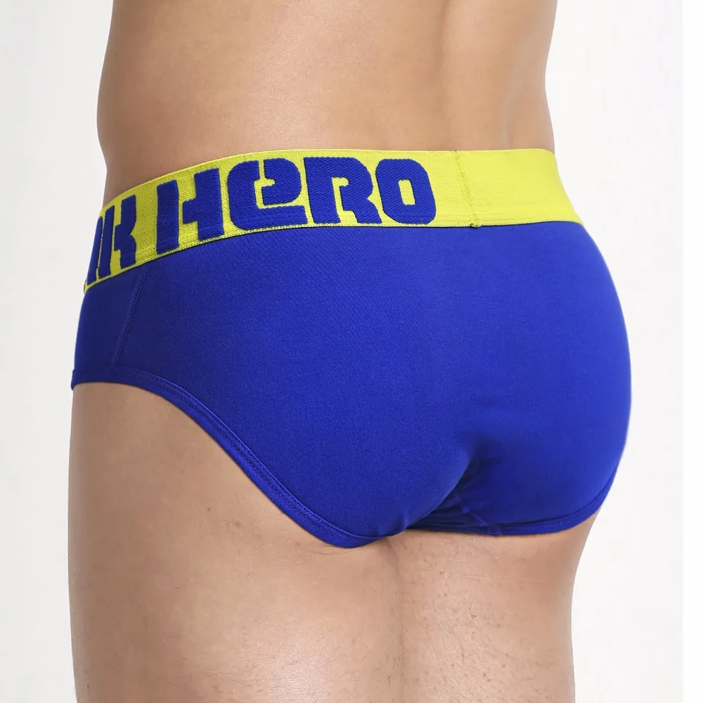 New Pink Heroes High Quality Cotton Underwear Men Briefs Solid Color Men Underwear Shorts Sexy Male Underpants