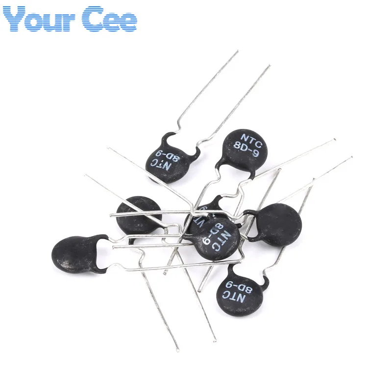 20pcs NTC Thermistor Resistor NTC 8D-9 8D9 8D-7 8D-11 8D7 8D11 Thermal Resistance