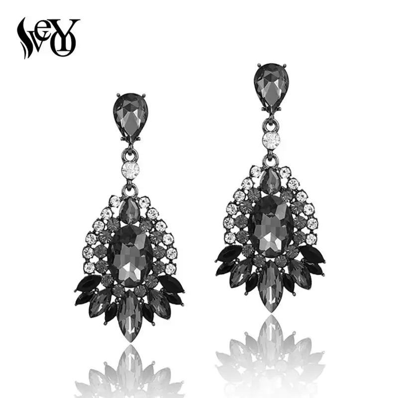 VEYO Crystal Drop Earrings For Women Trendy Luxury Earrings Hot Sale High Quality pendientes Brincos