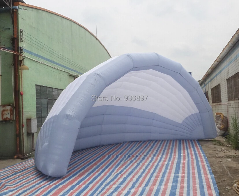 8mw*4.5m*4mh Half Dome Tent Inflatable Stage Roof For Outdoor Events Wedding Party Marquee Shelter Large Advertising Igloo Cover