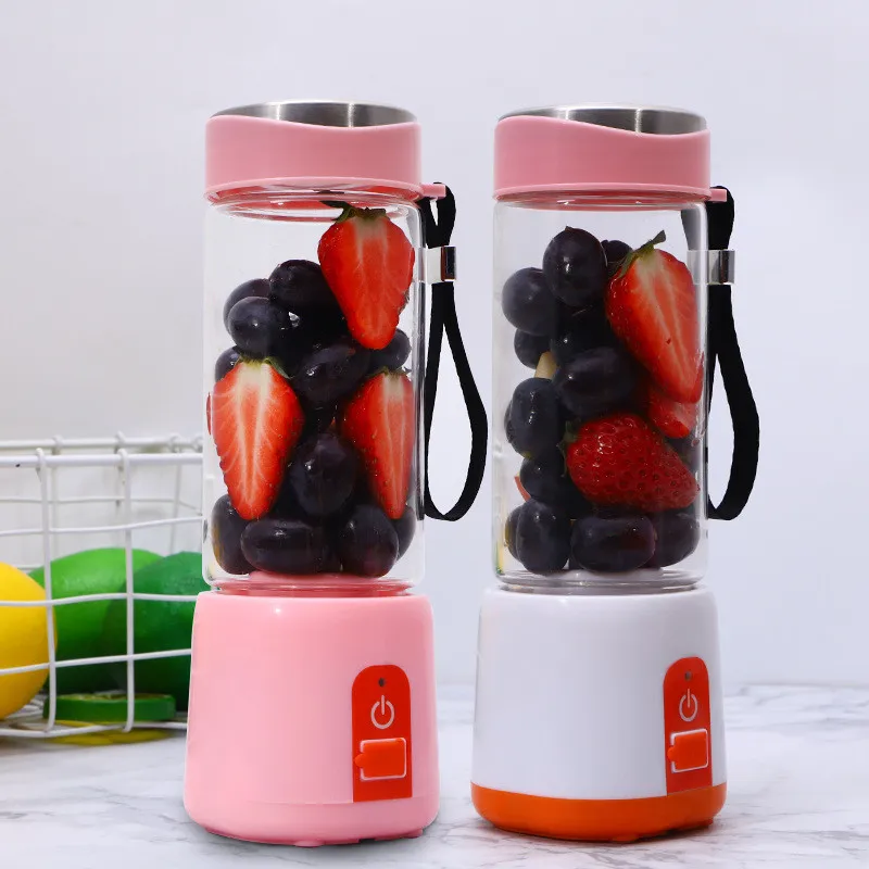 

Multipurpose Portable Blender Mixer Plastic Charging Juicer Extractor USB interface 6 Blade Whisk/Juicer/Food Cut Mixer 400ml