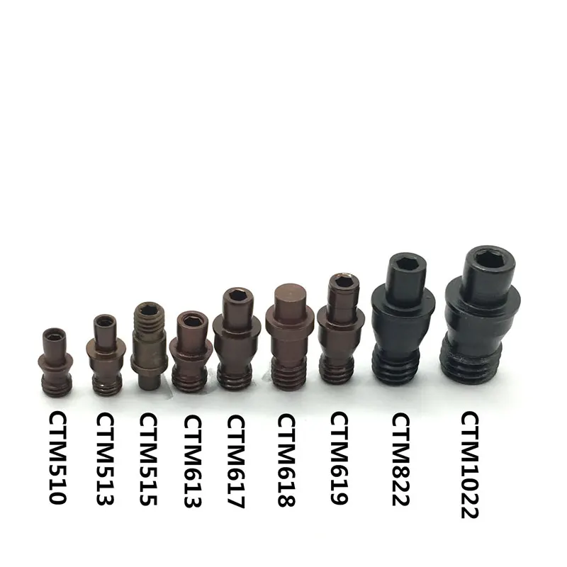 CTM510 CTM513 CTM515 CTM613 CTM617 CTM618 CTM619 CTM822 CTM1022 utensili per tornio CNC perno centrale accessori pergolato perno a vite s