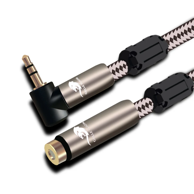 Кабель-удлинитель HIFI Mini Jack 3,5 мм штекер-гнездо для телефона, наушников, стереогарнитуры, автомобильного динамика, от 3,5 мм до 3,5 мм OFC 75 см 1 м 2 м