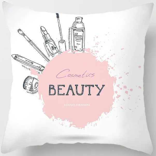 Houspace Polyester Peach Skin Fashion Lady For Home Pillow Decor Sofa Car Decorative Gift Chair Seat Pillow Case