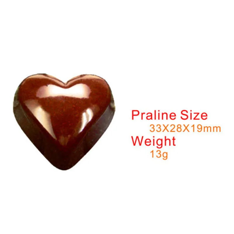 Valentine'S Day Heart Shape Polycarbonate Chocolate Mold Plastic Chocolate Candy Mold Cake Decoration Pastry Baking Tool image 2