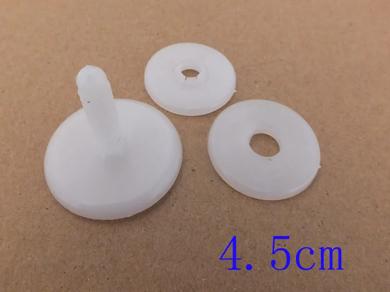 45mm White Plastic Doll Joints Dolls Accessories For Toys Teddy Bear Making DIY Crafts--30sets