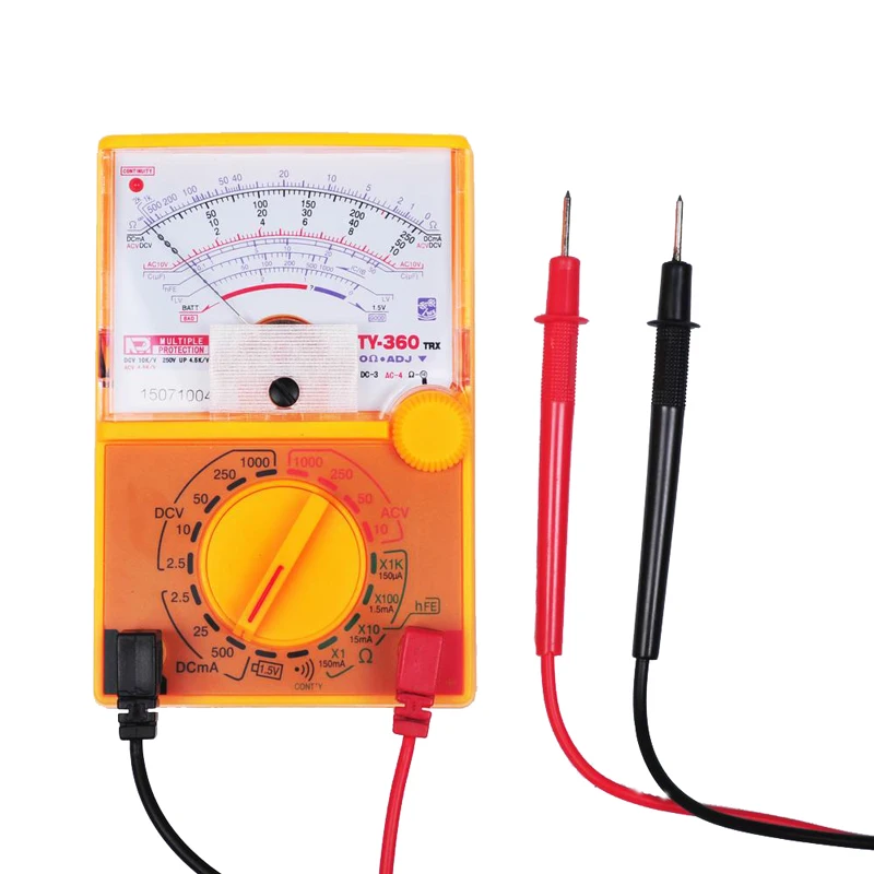 1PCS Elektrische Multitester Multimeter Multifunktionale DC 2,5-10-50-250-1000V