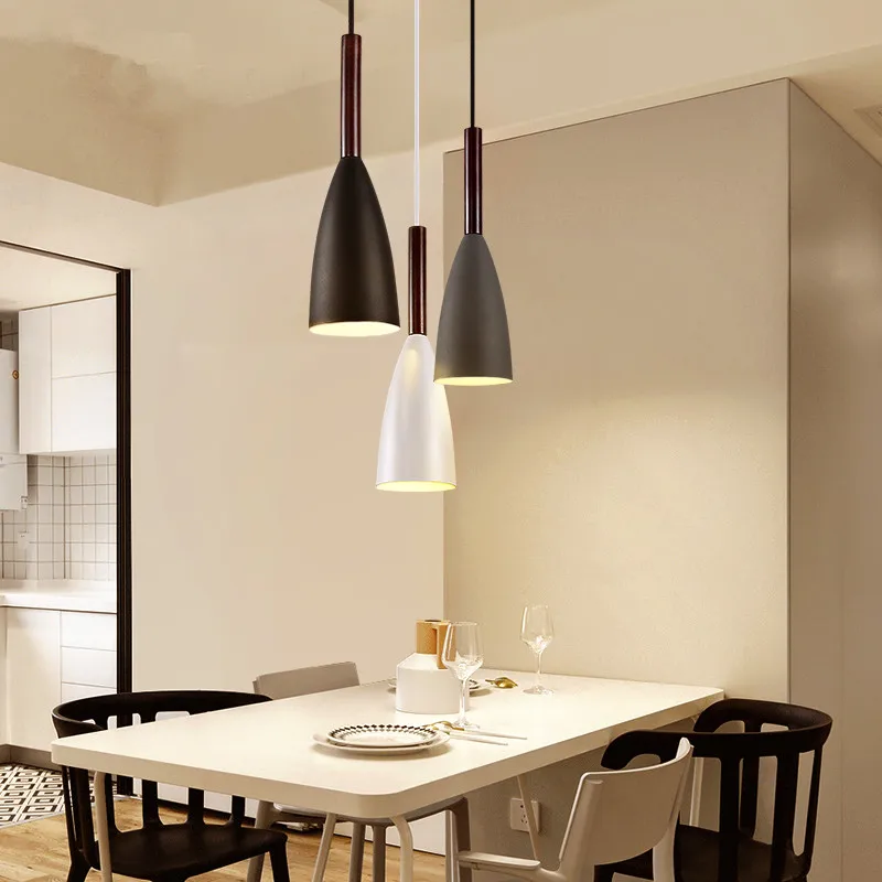 Loft shopcase hanging Pendant Lights industrial Bedside Hanging Lights Denmark Style Led E27 Restaurant Cafe lighting lamparas